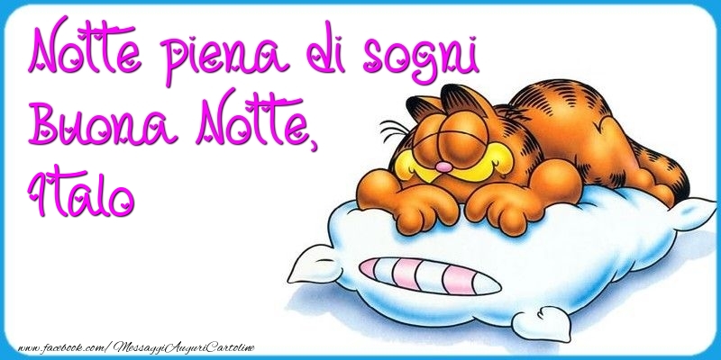 Cartoline di buonanotte - Notte piena di sogni Buona Notte, Italo