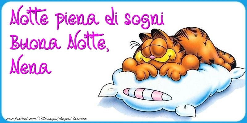 Cartoline di buonanotte - Animali | Notte piena di sogni Buona Notte, Nena
