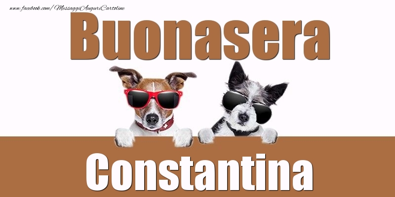 Cartoline di buonasera - Buonasera Constantina