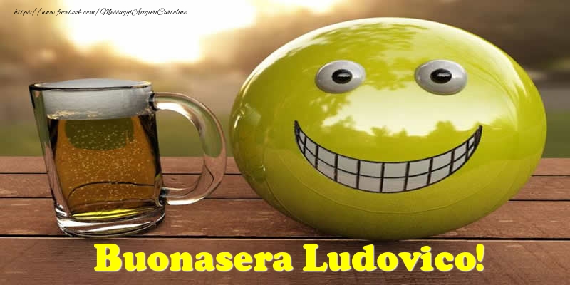 Cartoline di buonasera - Emoticons | Buonasera Ludovico!