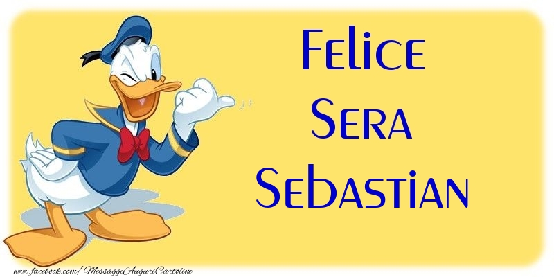 Cartoline di buonasera - Animali | Felice Sera Sebastian