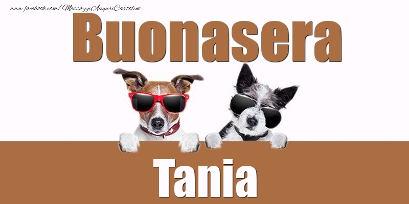 Cartoline di buonasera - Animali | Buonasera Tania