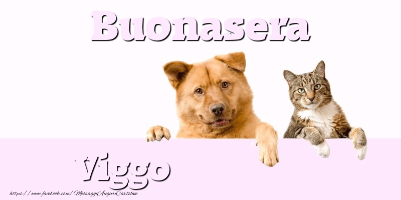 Cartoline di buonasera - Animali | Buonasera Viggo