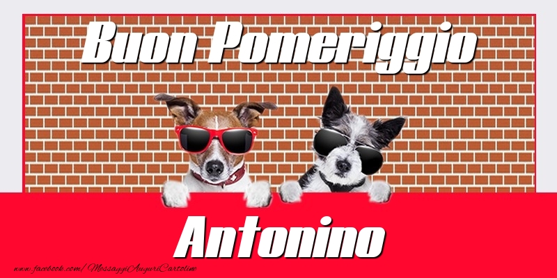 Cartoline di buon pomeriggio - Buon Pomeriggio Antonino