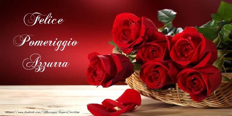 Cartoline di buon pomeriggio - Felice Pomeriggio Azzurra