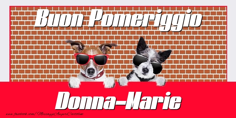 Cartoline di buon pomeriggio - Buon Pomeriggio Donna-Marie