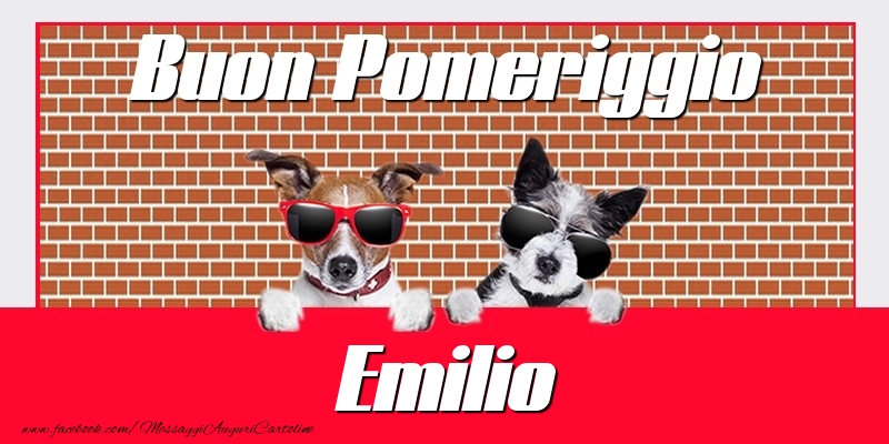 Cartoline di buon pomeriggio - Buon Pomeriggio Emilio