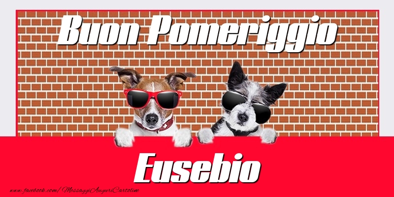 Cartoline di buon pomeriggio - Buon Pomeriggio Eusebio