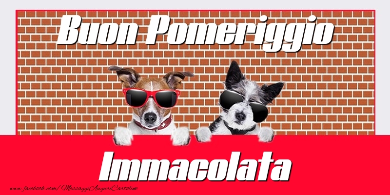 Cartoline di buon pomeriggio - Buon Pomeriggio Immacolata