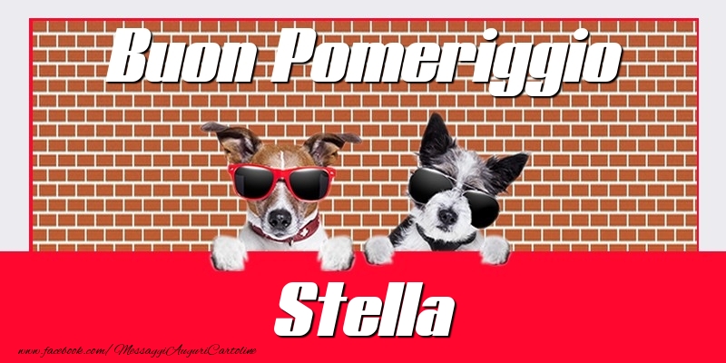 Cartoline di buon pomeriggio - Buon Pomeriggio Stella