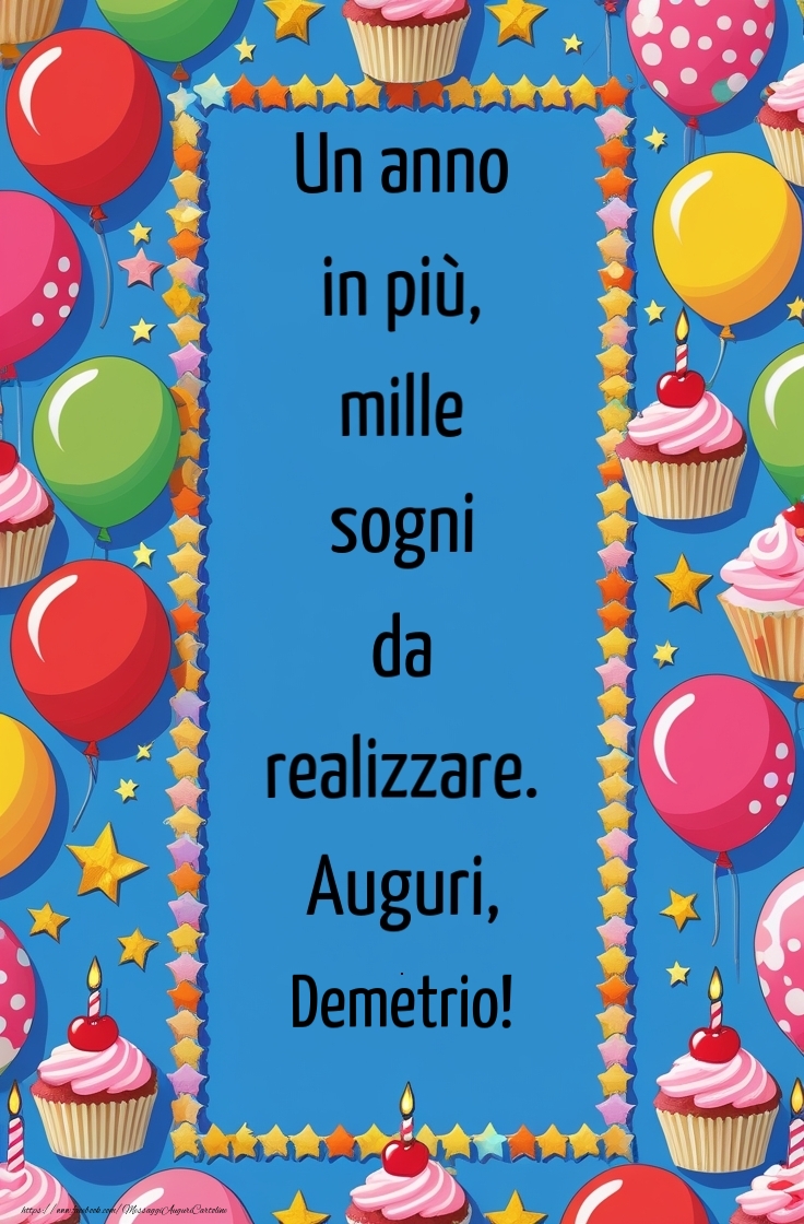 Compleanno Auguri per te