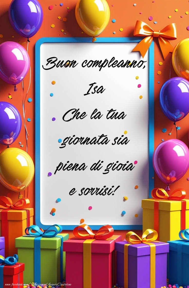 Cartoline di compleanno - Palloncini & Regalo | Buon compleanno