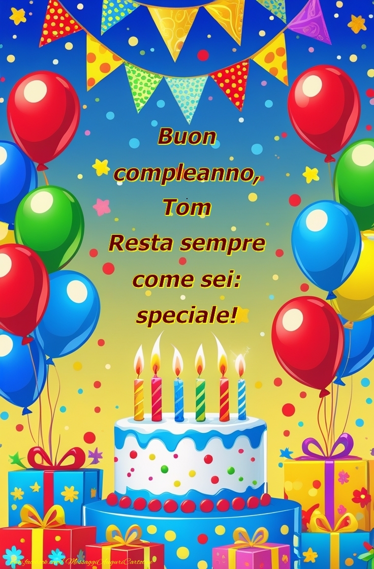 Cartoline di compleanno - Buon compleanno! Resta sempre come sei: speciale!