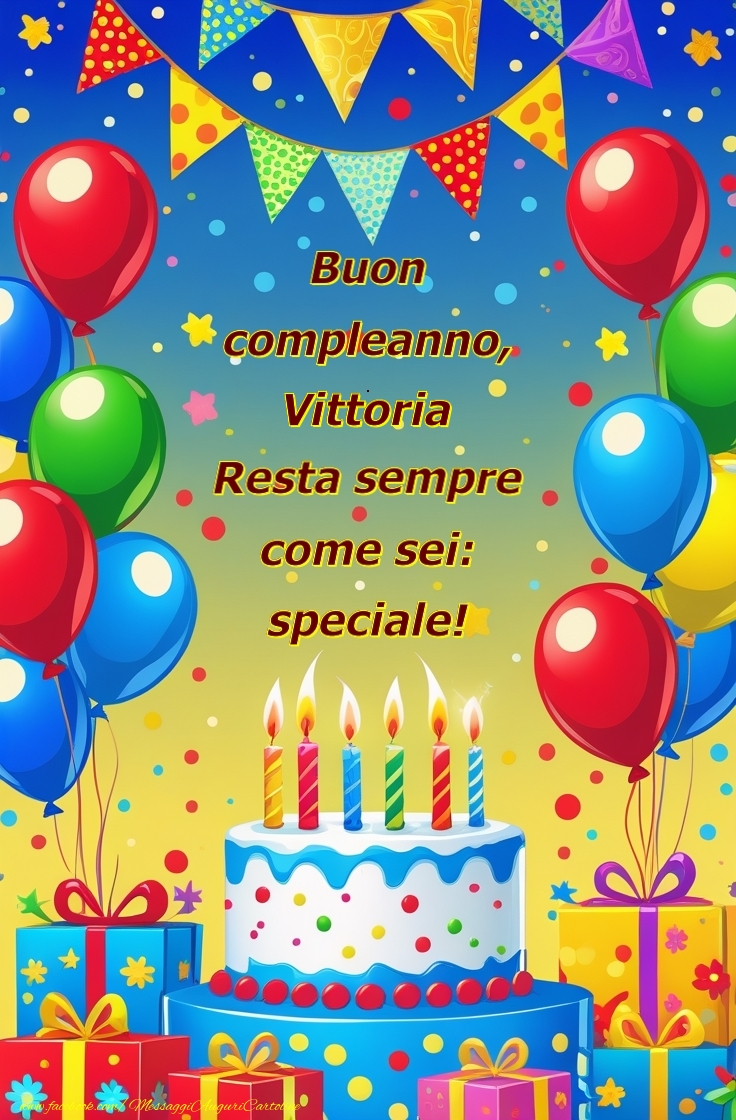 Cartoline di compleanno - Buon compleanno! Resta sempre come sei: speciale!