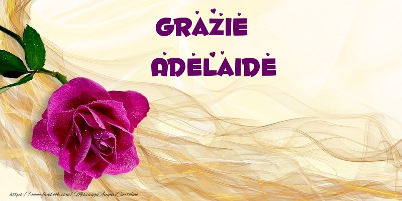 Cartoline di grazie - Grazie Adelaide