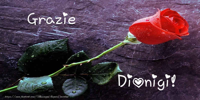Cartoline di grazie - Grazie Dionigi!