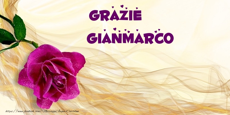 Cartoline di grazie - Grazie Gianmarco