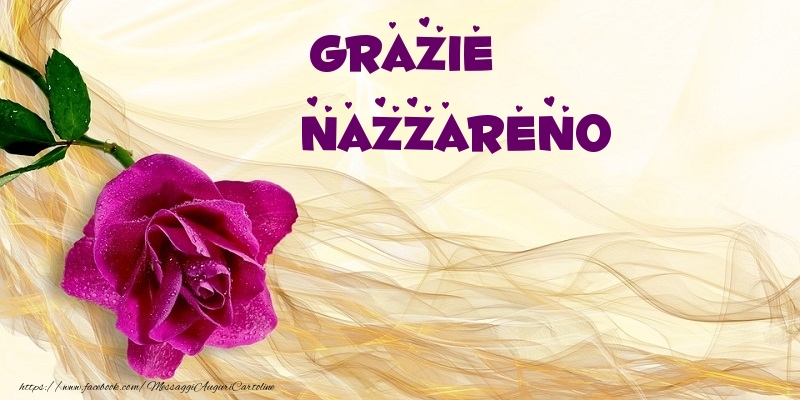 Cartoline di grazie - Grazie Nazzareno