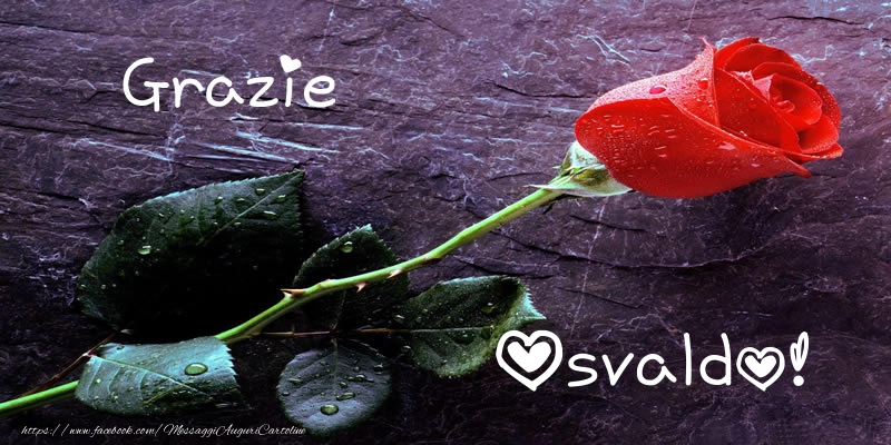 Cartoline di grazie - Grazie Osvaldo!