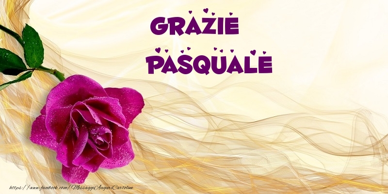 Cartoline di grazie - Fiori | Grazie Pasquale