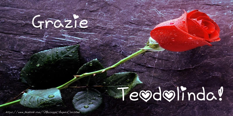Cartoline di grazie - Grazie Teodolinda!