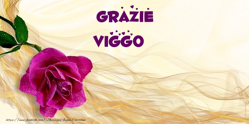 Cartoline di grazie - Fiori | Grazie Viggo