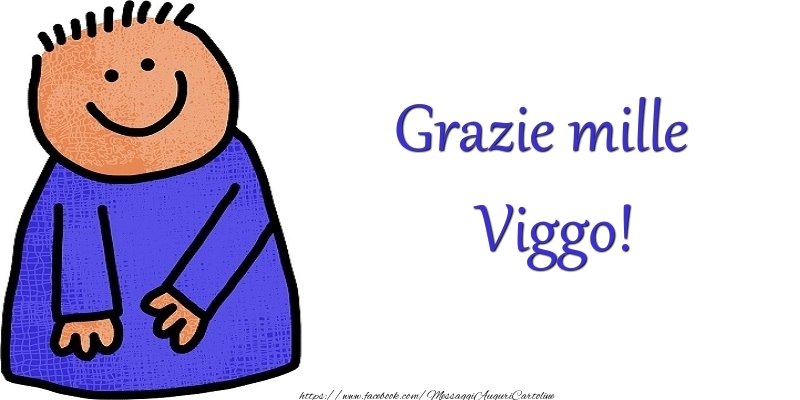 Cartoline di grazie - Grazie Viggo