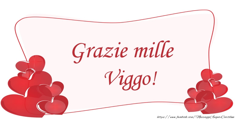Cartoline di grazie - Grazie mille Viggo!