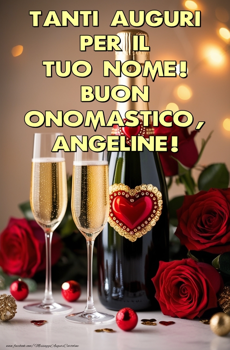 Cartoline di onomastico - Tanti auguri  per il  tuo nome
