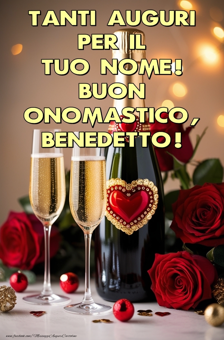 Cartoline di onomastico - Tanti auguri  per il  tuo nome