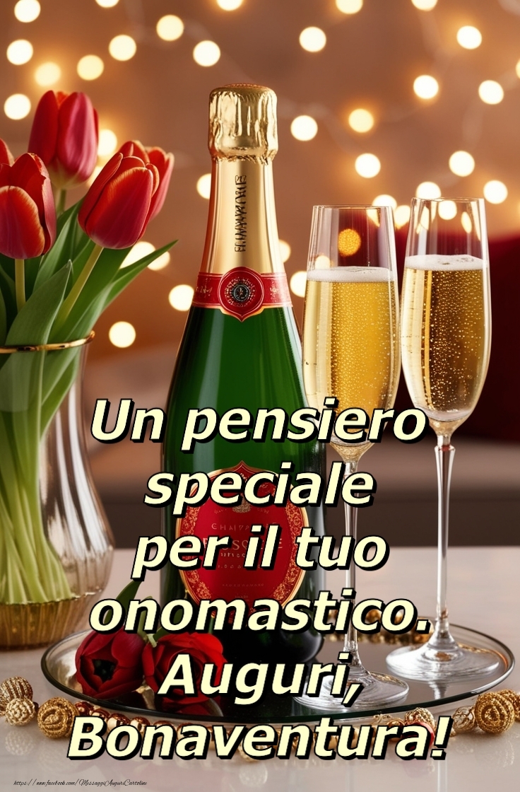 Cartoline di onomastico - Un pensiero  speciale per il tuo onomastico