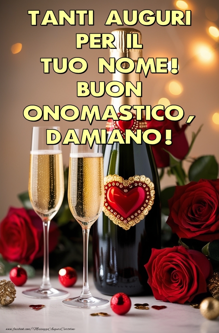 Cartoline di onomastico - Tanti auguri  per il  tuo nome