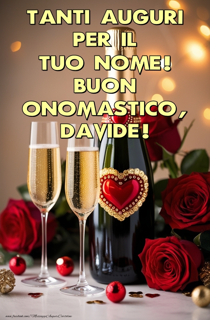 Cartoline di onomastico - Tanti auguri  per il  tuo nome