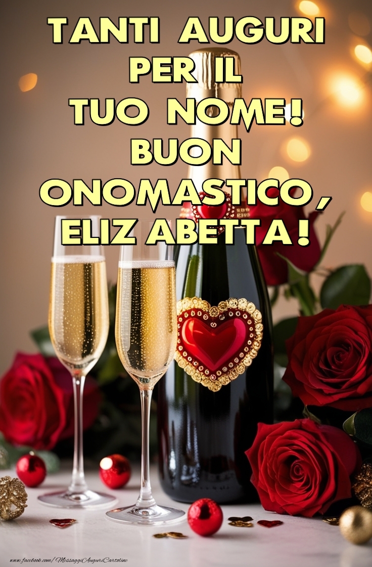 Cartoline di onomastico - Tanti auguri  per il  tuo nome