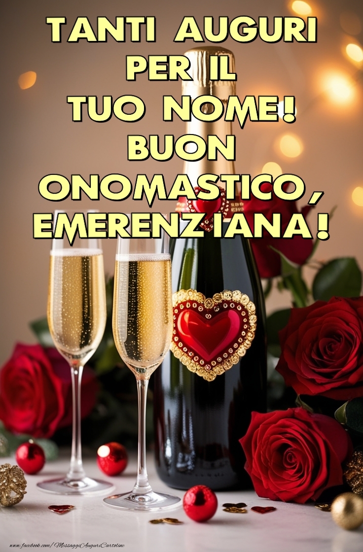 Cartoline di onomastico - Tanti auguri  per il  tuo nome