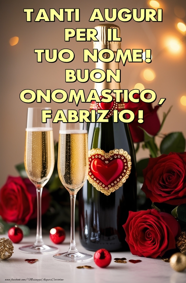 Cartoline di onomastico - Tanti auguri  per il  tuo nome