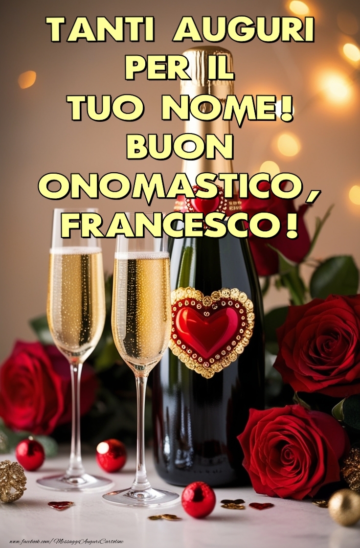 Cartoline di onomastico - Tanti auguri  per il  tuo nome