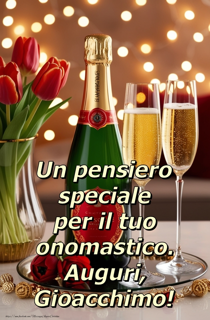 Cartoline di onomastico - Un pensiero  speciale per il tuo onomastico