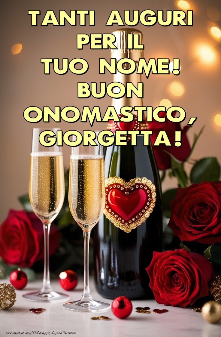 Cartoline di onomastico - Tanti auguri  per il  tuo nome