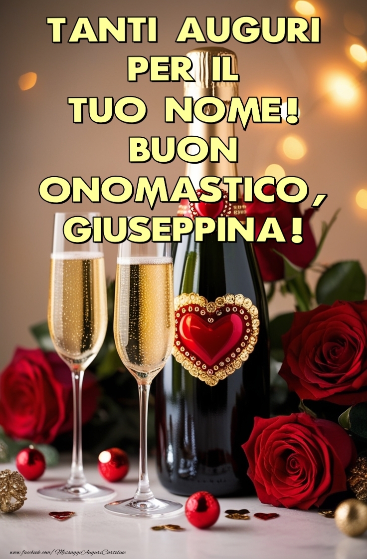 Cartoline di onomastico - Tanti auguri  per il  tuo nome