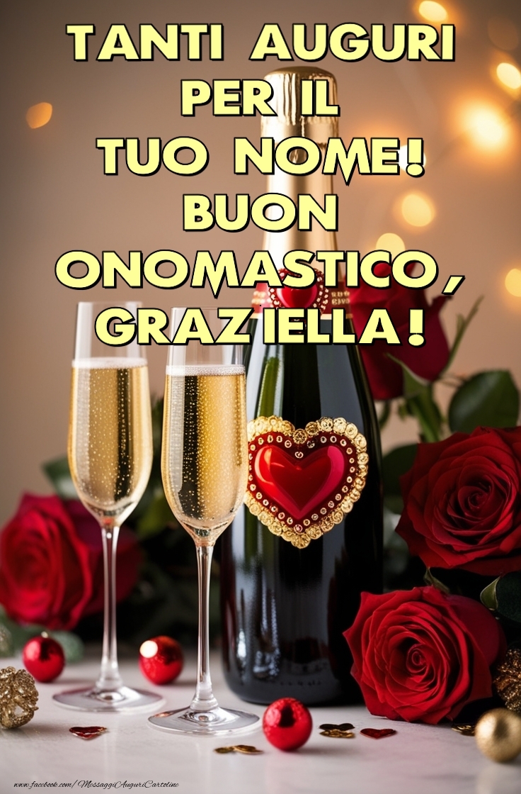 Cartoline di onomastico - Tanti auguri  per il  tuo nome