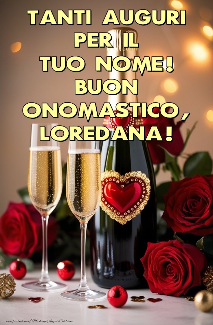 Cartoline di onomastico - Tanti auguri  per il  tuo nome