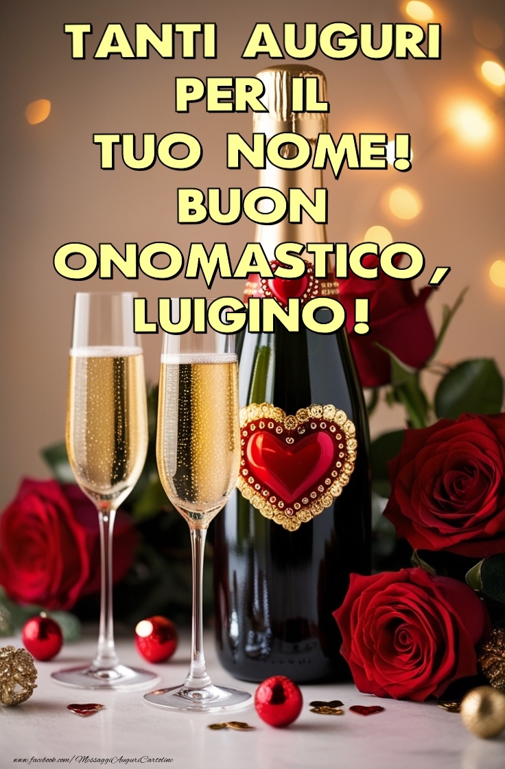 Cartoline di onomastico - Tanti auguri  per il  tuo nome