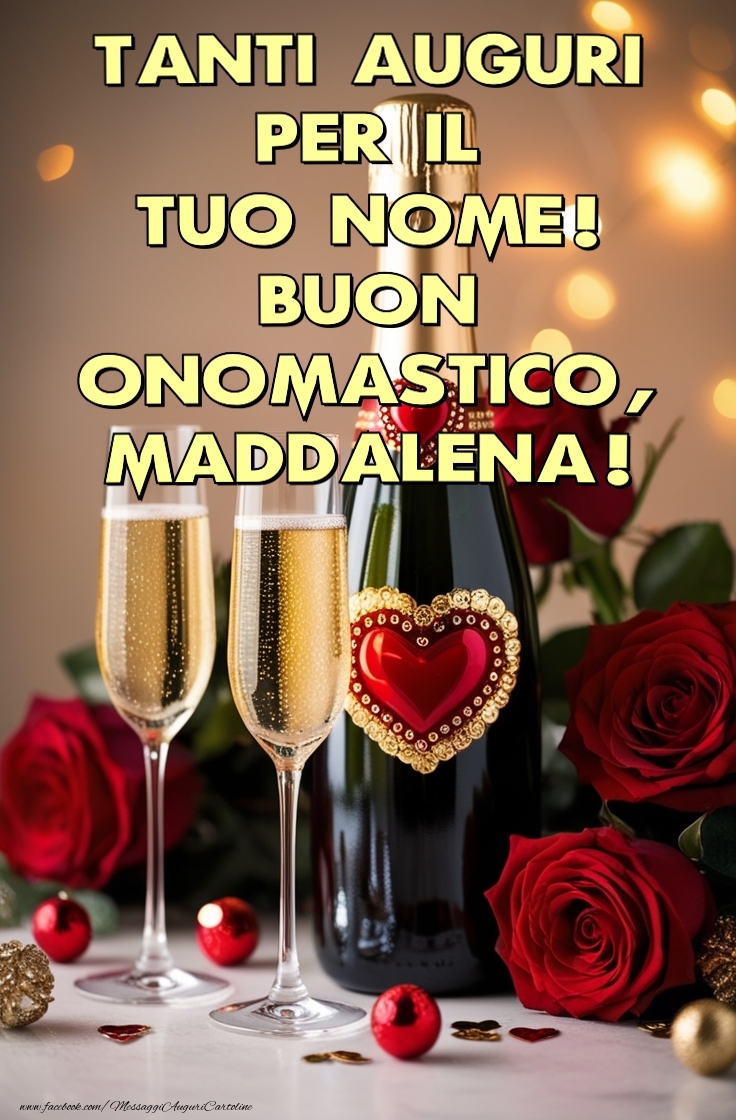 Cartoline di onomastico - Tanti auguri  per il  tuo nome
