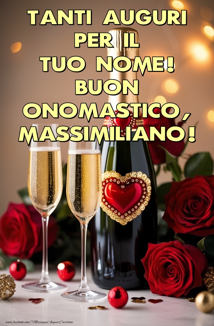 Cartoline di onomastico - Tanti auguri  per il  tuo nome