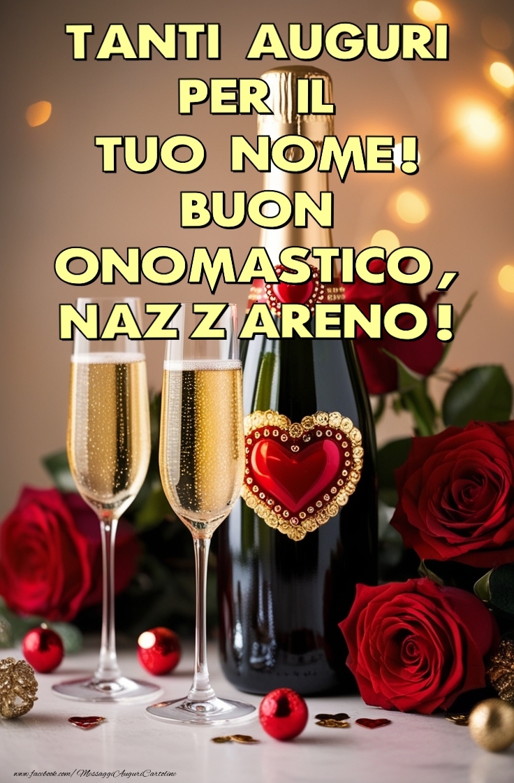 Cartoline di onomastico - Tanti auguri  per il  tuo nome