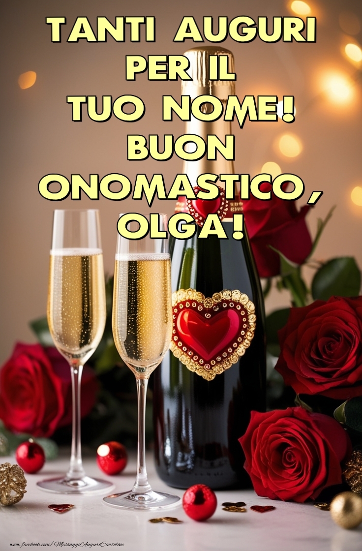 Cartoline di onomastico - Tanti auguri  per il  tuo nome