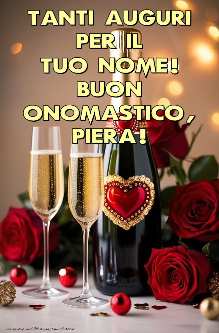 Cartoline di onomastico - Tanti auguri  per il  tuo nome