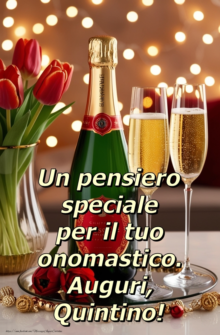 Cartoline di onomastico - Un pensiero  speciale per il tuo onomastico