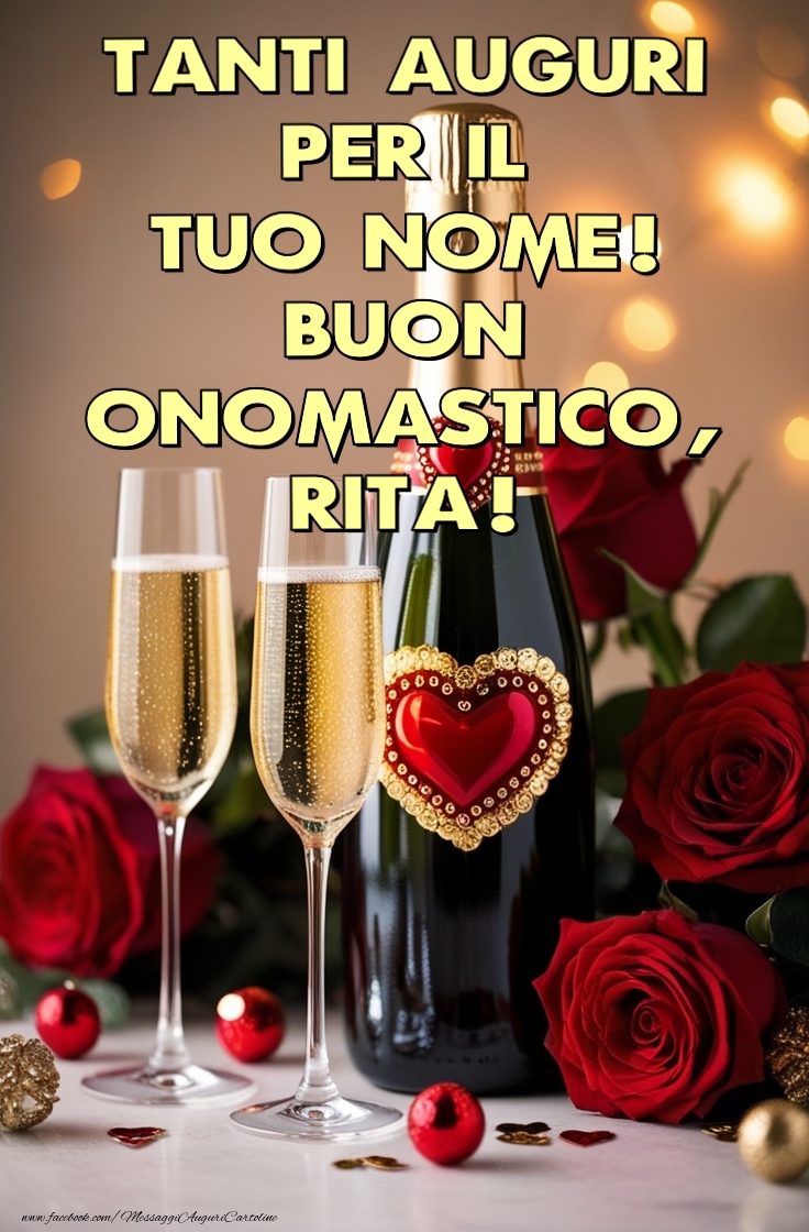 Cartoline di onomastico - Tanti auguri  per il  tuo nome